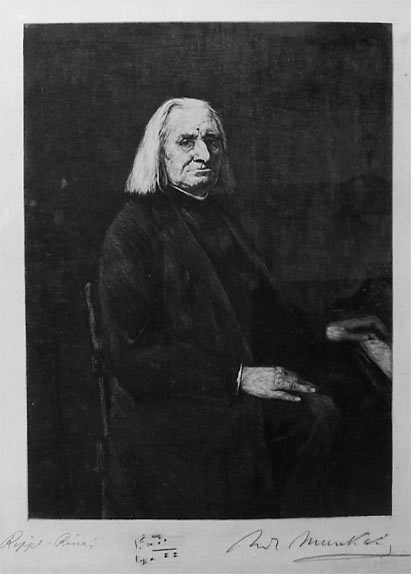 Rippl-Rónay Liszt Ferencz portré