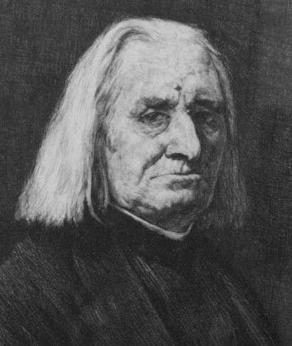 Rippl-Rónay Liszt Ferencz portré