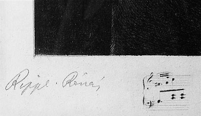Rippl-Rónay Liszt Ferencz portré